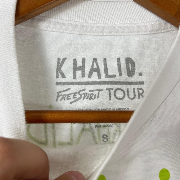 Mens Y2K Khalid Free Spirit 2019 Tour Pop Hip Hop Rap Shirt Size S - Picture 4 of 4